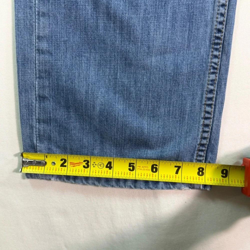 Levis 505 Regular‎ Fit Straight Leg Jeans Mens 34x30 Medium Wash Blue 00505-0236
